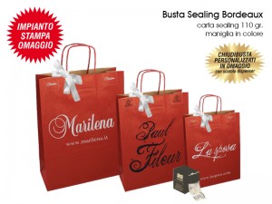 BUSTE IN CARTA SEALING BORDEAUX 